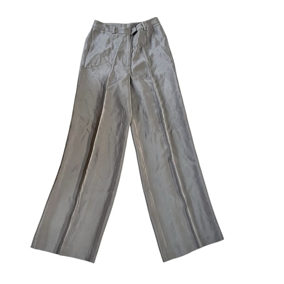 ANINE BING Dolan Trouser In Taupe Wide Leg - Picture 5 of 15
